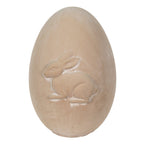 Beeld Konijn 18x17x25 cm Beige Bruin Keramiek Konijn