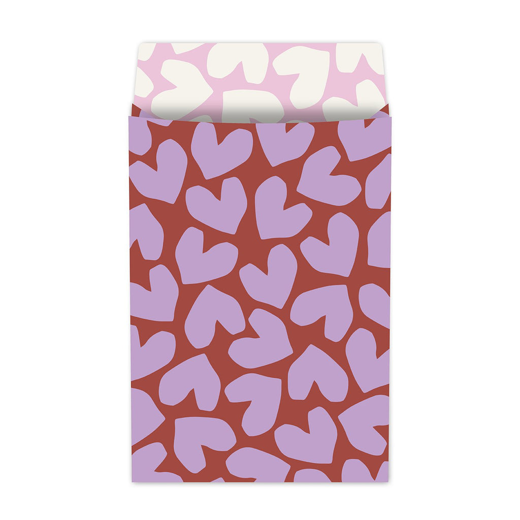 XL Solo Hearts Summer '26 - Tijdschriftenzakken – 25×34+4cm 100st