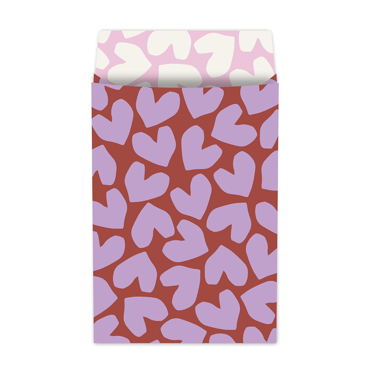 XL Solo Hearts Summer '26 - Tijdschriftenzakken – 25×34+4cm 100st