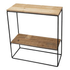 Wandtafel reclaimed wood 60x25x66 cm