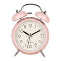 Wekker Analoog Ø 12x6x17 cm Roze Metaal
