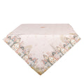 Tafelkleed 100x100 cm Beige Katoen