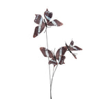 Decoratie Tak Vlinder 10x10x65 cm Bruin Textiel