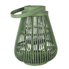 Windlicht Ø 25x32 cm Groen Rotan