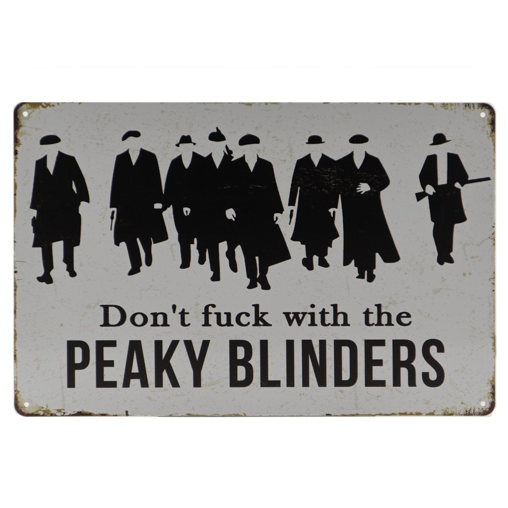 Peaky Blinder Retro Wandbord 20x30