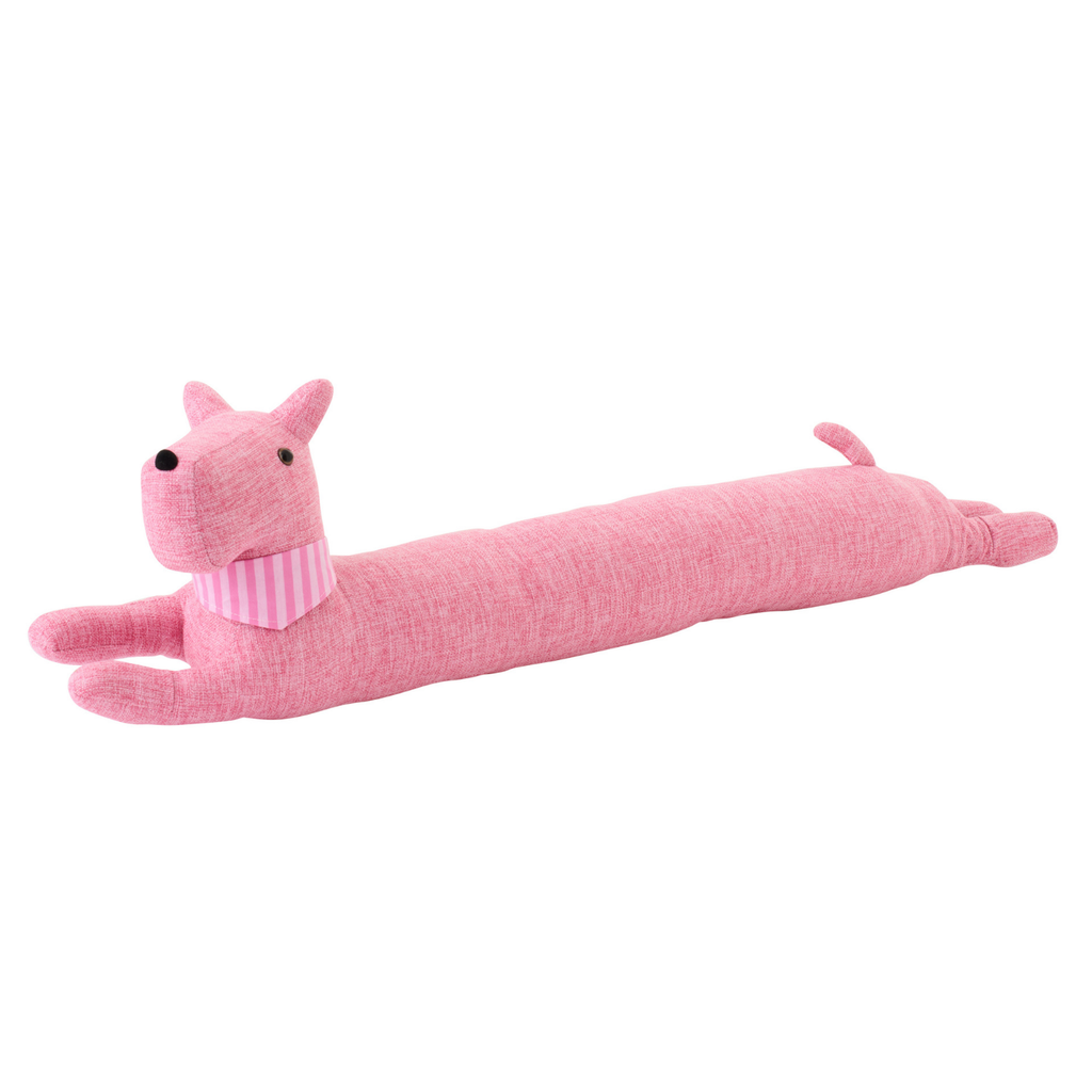 J-Line tochrol Hond + Sjaal - polyester - roze
