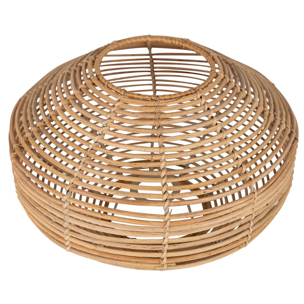 Rotan wandlamp 32cm (incl. elec. snoer)