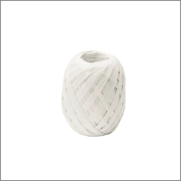 Raffia lint-wit - 20 meter