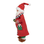Kerstdecoratie Beeld Kerstman 28 cm Rood Kunststof