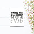 Je kunt niet negatief denken - ansichtkaart 10 set