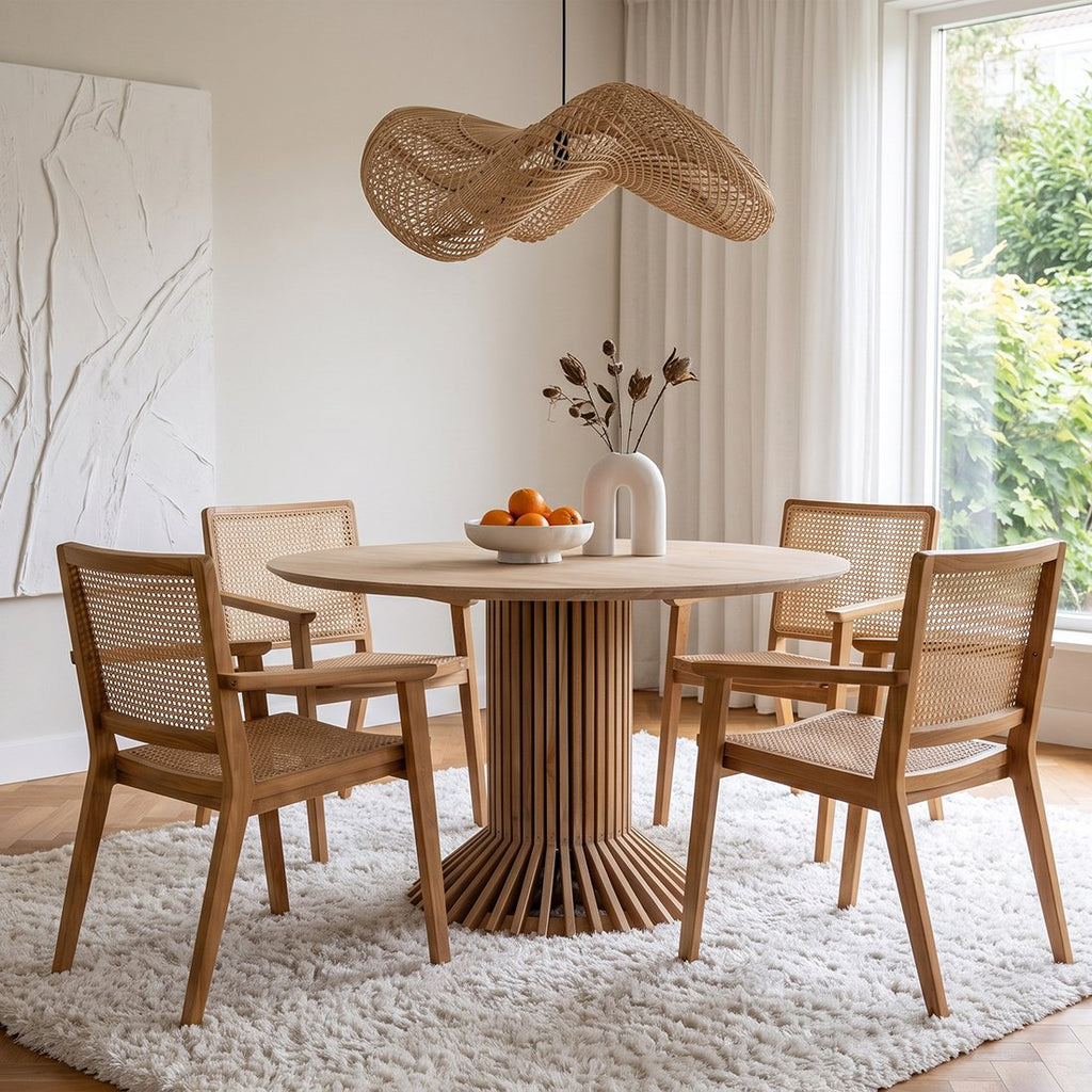Wave hanglamp naturel large