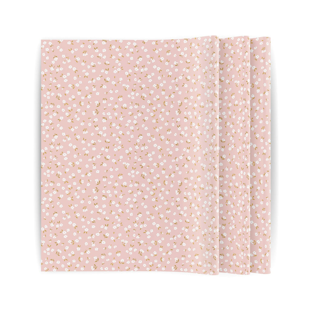 Tiny Petals - Zijdepapier vellen 50x70cm - roze/goud