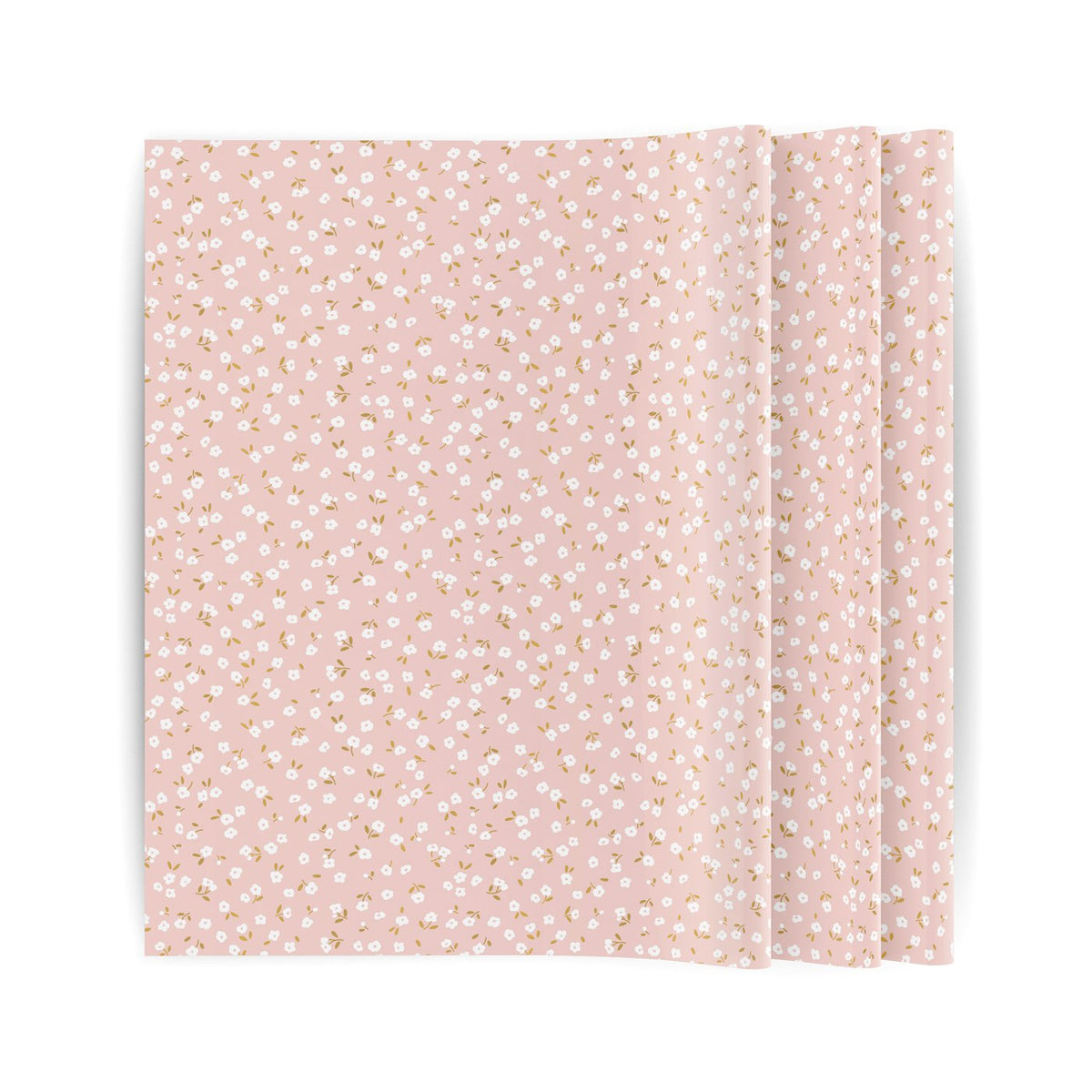 Tiny Petals - Zijdepapier vellen 50x70cm - roze/goud