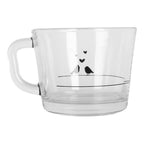 Theeglas 13x10x9 cm / 450 ml Transparant Glas Hart