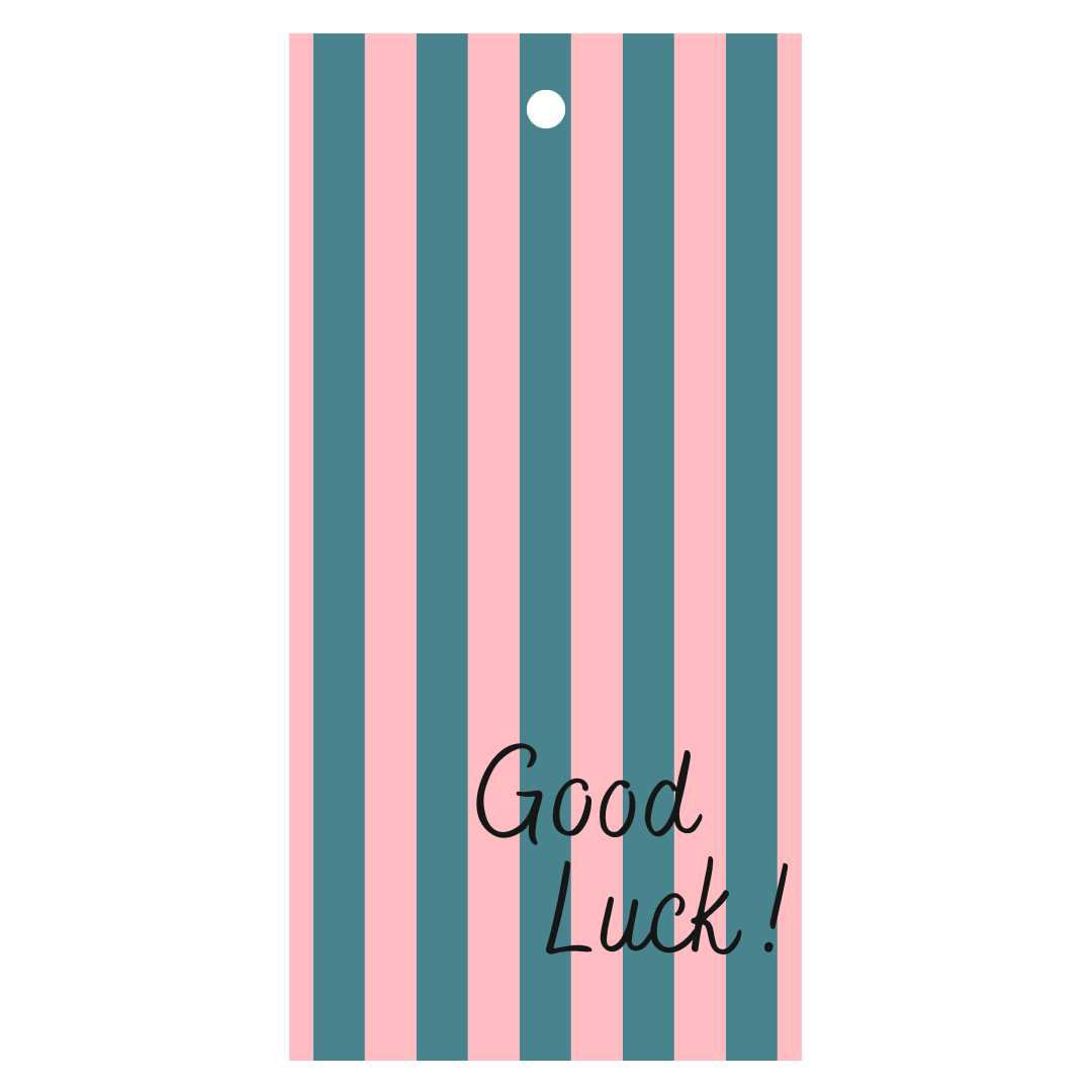 Cadeaukaartje - "Good Luck!" - 20 Stuks