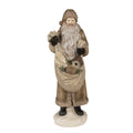 Beeld Kerstman 30 cm Goudkleurig Porselein Kerstfiguren