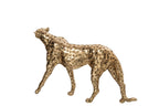 J-Line Jachtluipaard - polyresin - goud