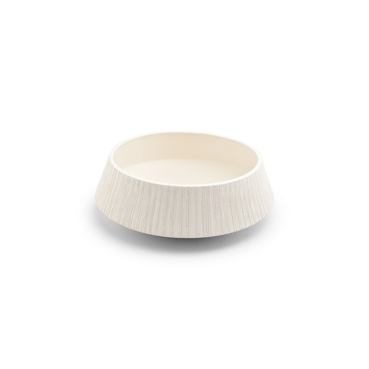 Decoratieve schaal 35xH12cm beige Vico