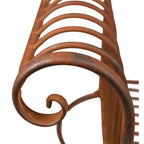 Tuinstoel 76x41x71 cm Bruin IJzer Terrasstoel