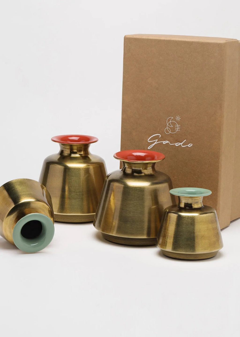 Emaille potten - set van 2