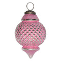 Kerstbal Ø 8 cm Roze Glas Kerstdecoratie