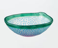 Artisano Bowl Soup 16x6 Green & Pink