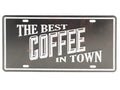 Koffie Retro Wandbord 15x30