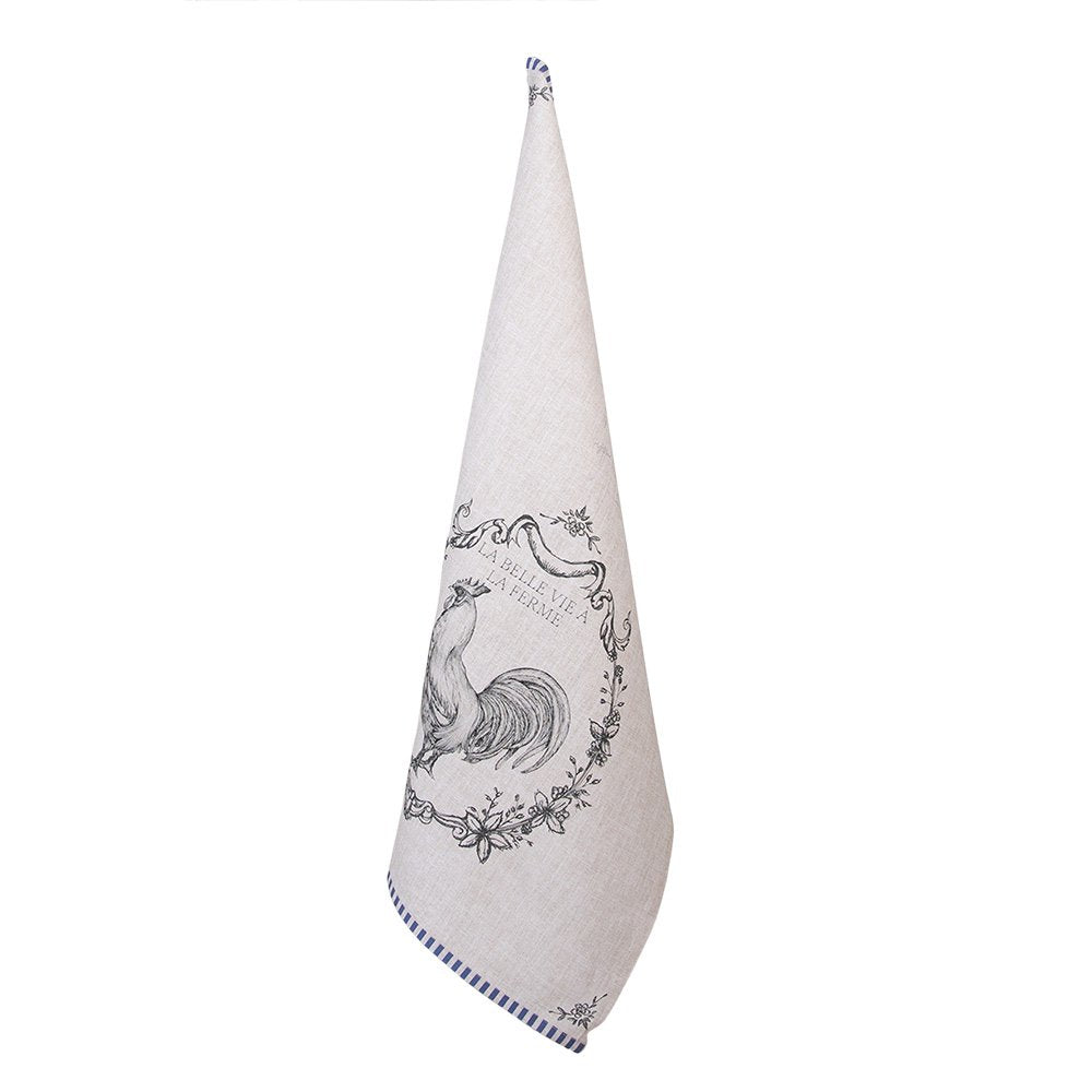 Theedoek 50x70 cm Beige Katoen Haan Keukenhanddoek