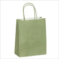Papieren tas - L - Olijfgroen- 100St