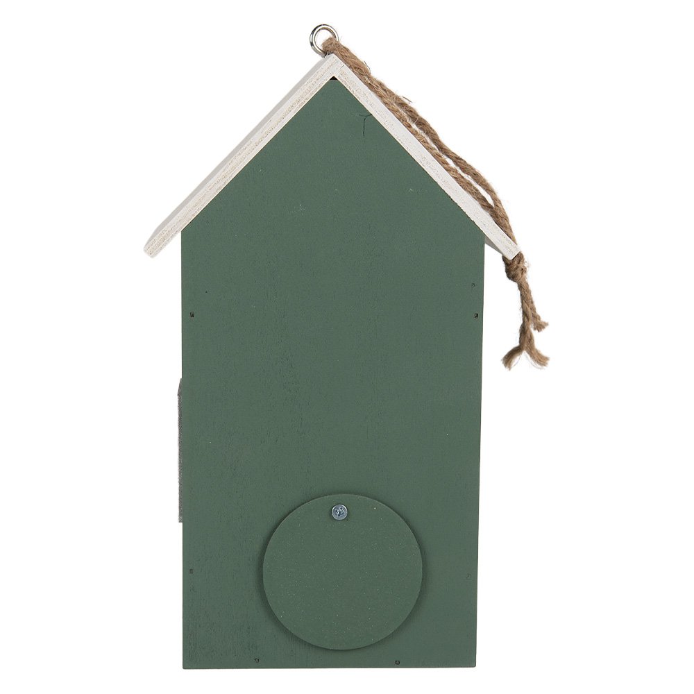 Vogelhuis 15x10x22 cm Groen Hout