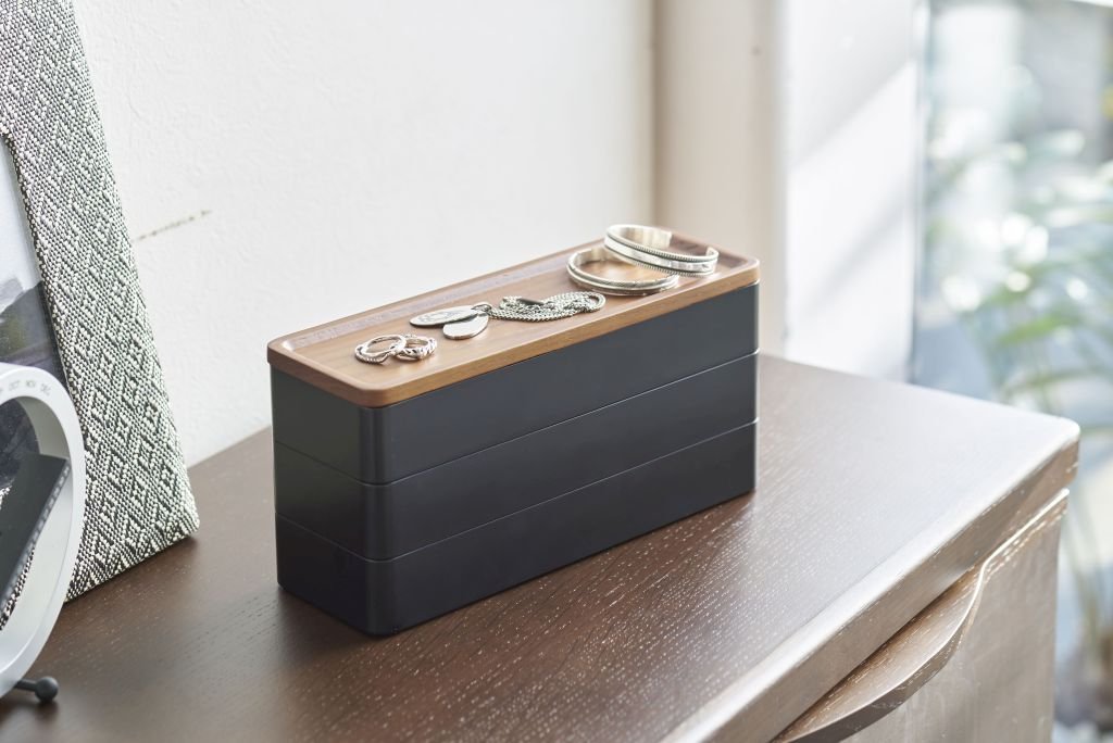 Yamazaki Rin Sieradenorganizer met deksel 3-laags