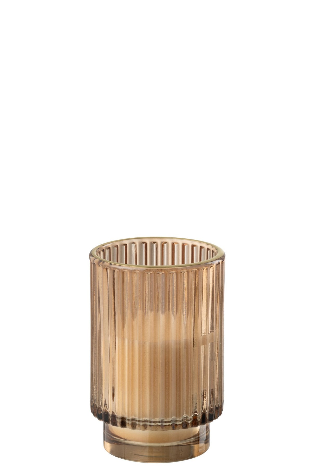 J-Line geurkaars Nordic Vetiver - lichtbruin - large - 30U