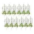 Kunstbloemen Set van 12 110 cm Wit Kunststof