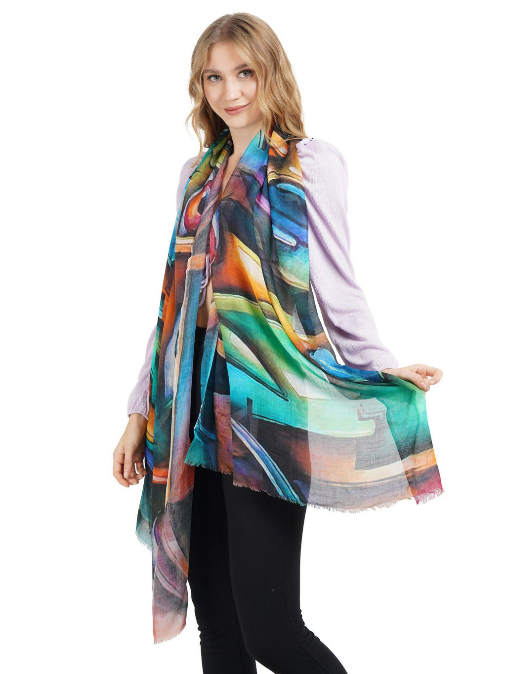 Zijden sjaal Multicolour