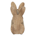 Houten Kistje Konijn 16x12x25 cm Bruin Hout Opbergkistje