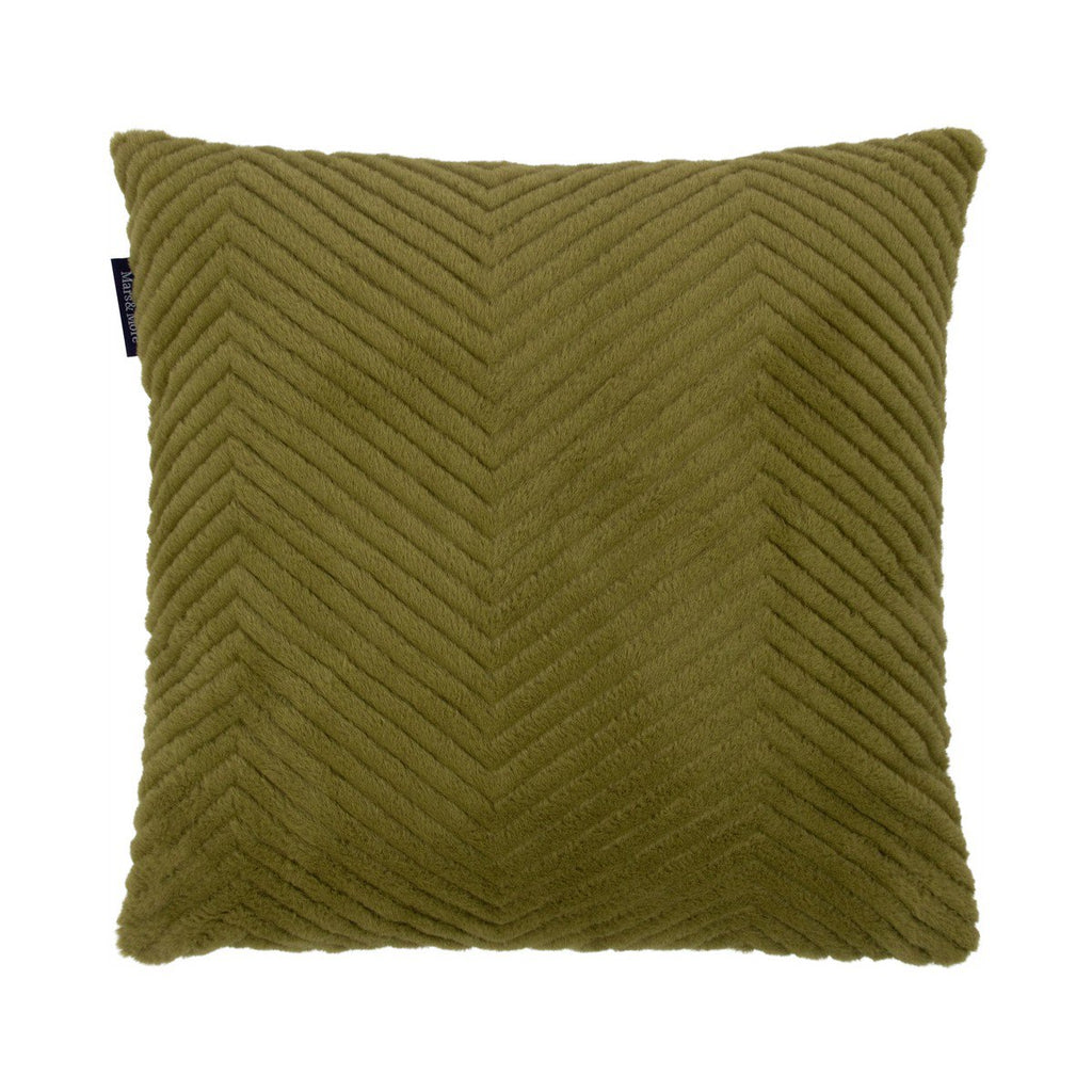 Kussen Visgraat Groen 45x45cm