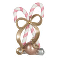 Kerstdecoratie Beeld Zuurstok 19x14x30 cm Roze Kunststof