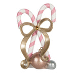 Kerstdecoratie Beeld Zuurstok 19x14x30 cm Roze Kunststof