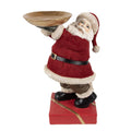 Kerstdecoratie Beeld Kerstman 26 cm Rood Polyresin