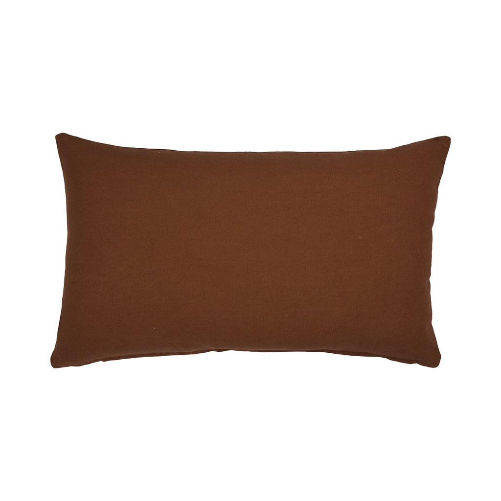 Uneven Ruffle kussen bruin 30x50cm