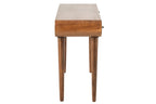 J-Line Consoletafel met meerdere laden - mangohout - naturel/zwart