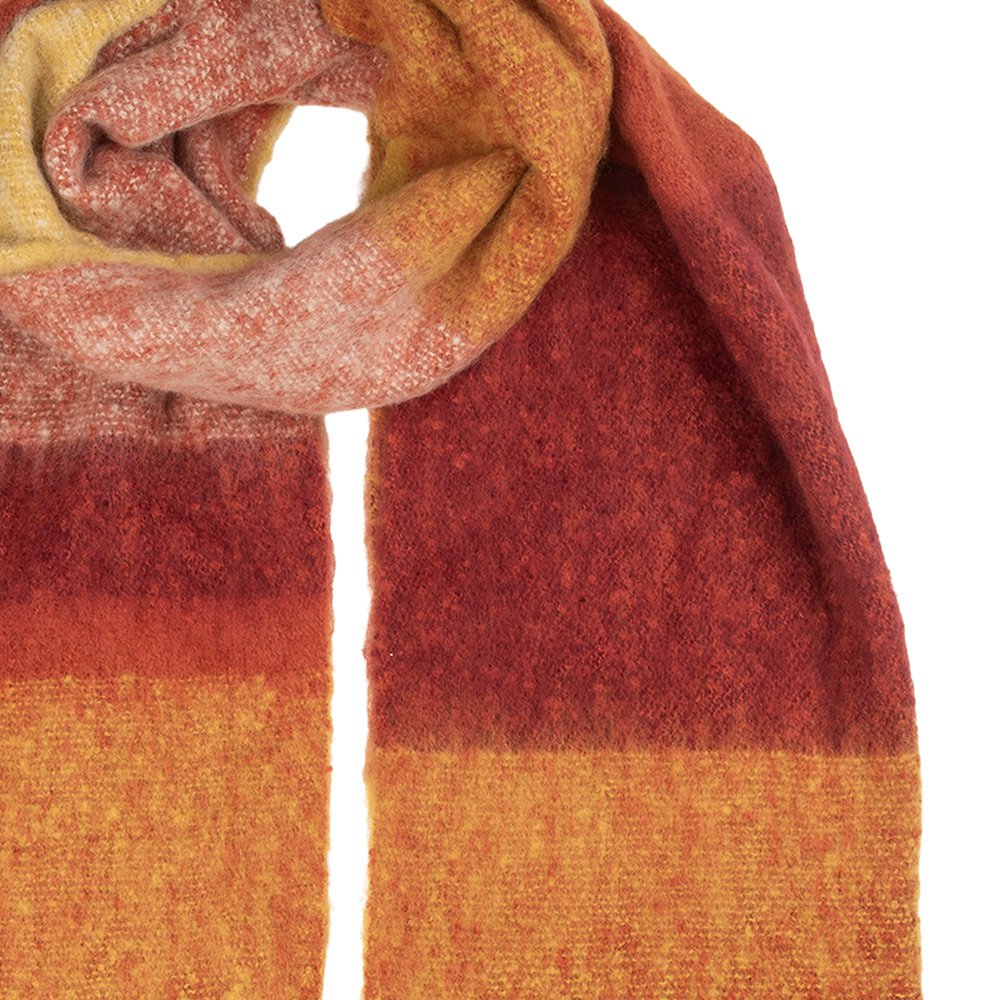 Wintersjaal Dames 50x210 cm Rood Textiel