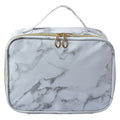 Toilettas Dames 21x8x13 cm Wit Grijs Polyester Make-Up Tasje