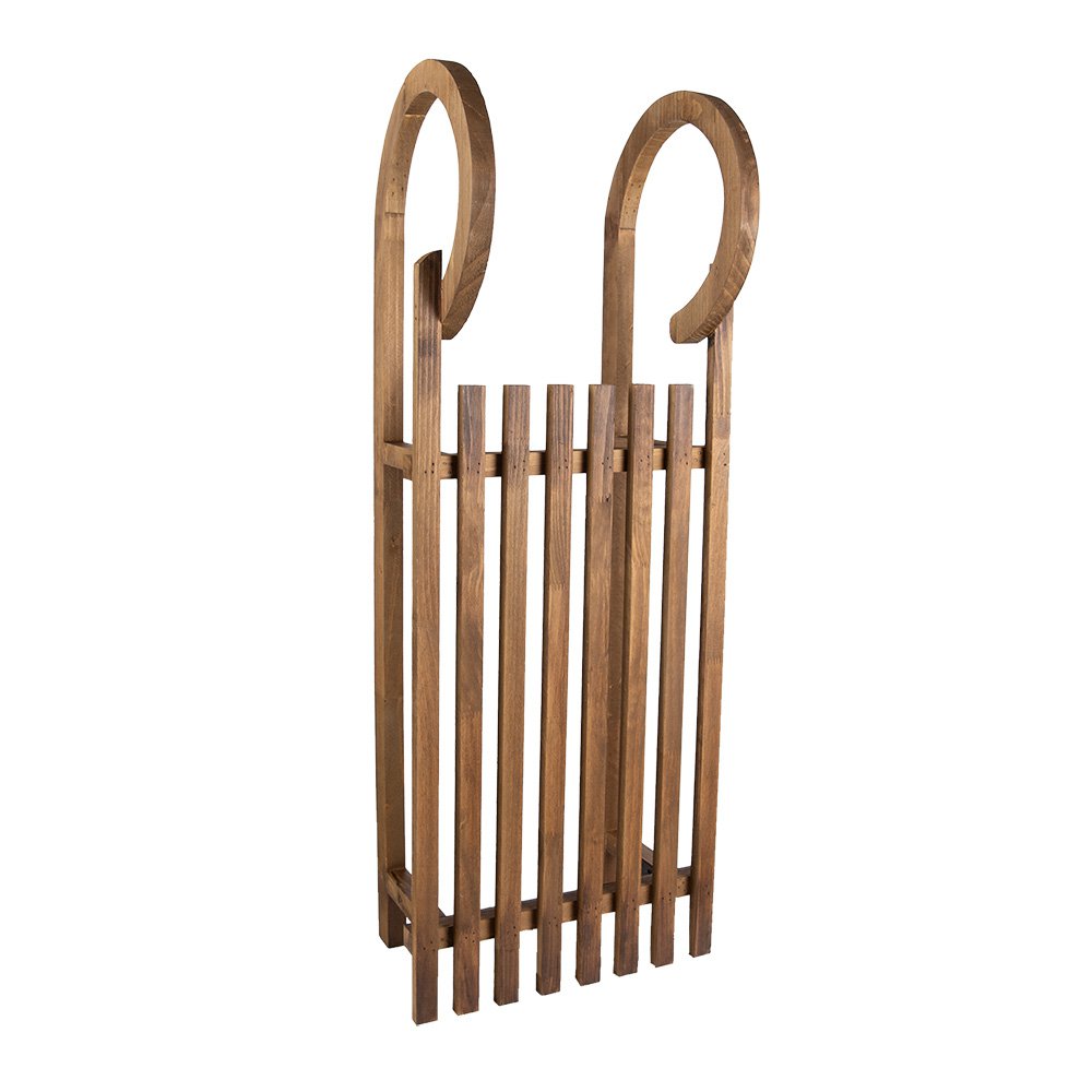 Decoratie Slee 100x37x27 cm Bruin Hout