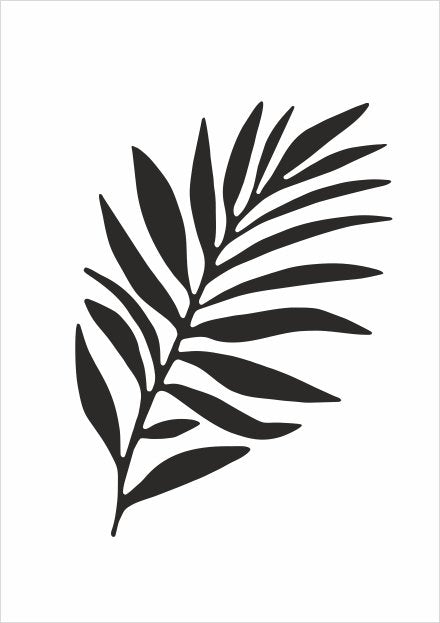 Blad - wenskaart