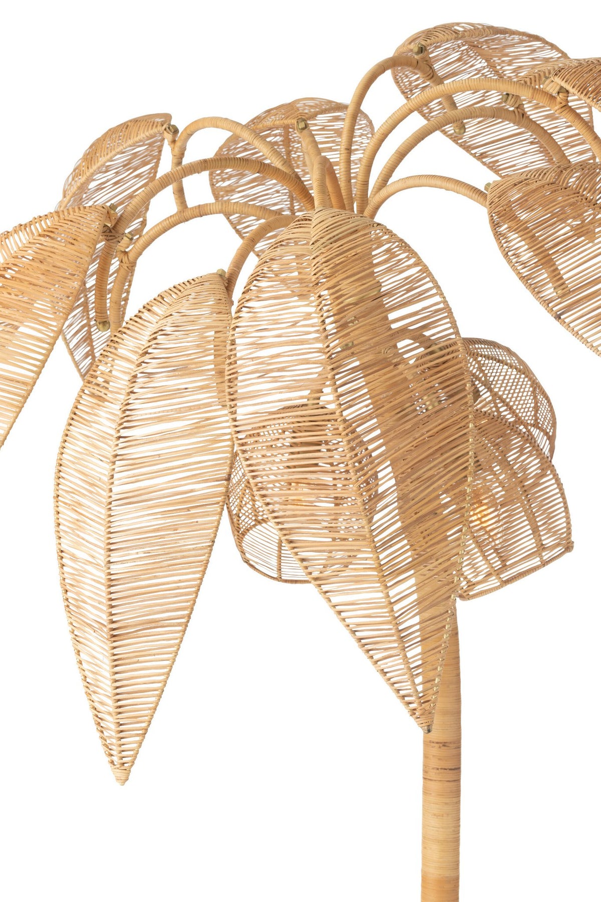 J-Line vloerlamp kokosboom suikerkan - naturel - small