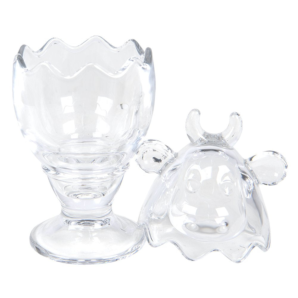 Glazen potje Koe Ø 8x19 cm Glas Potje