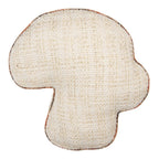 Sierkussen Paddenstoel 40x38x4 cm Beige Polyester Paddenstoelen