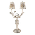 Tafellamp 39x21x74 cm Beige Bruin IJzer Bureaulamp