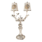 Tafellamp 39x21x74 cm Beige Bruin IJzer Bureaulamp
